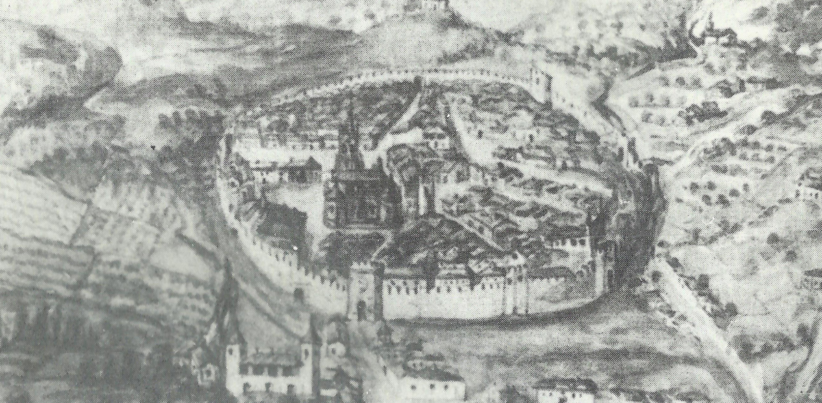 Vista de Torrelaguna en 1629